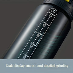 Large Capacity Sports Water Bottle With Straw