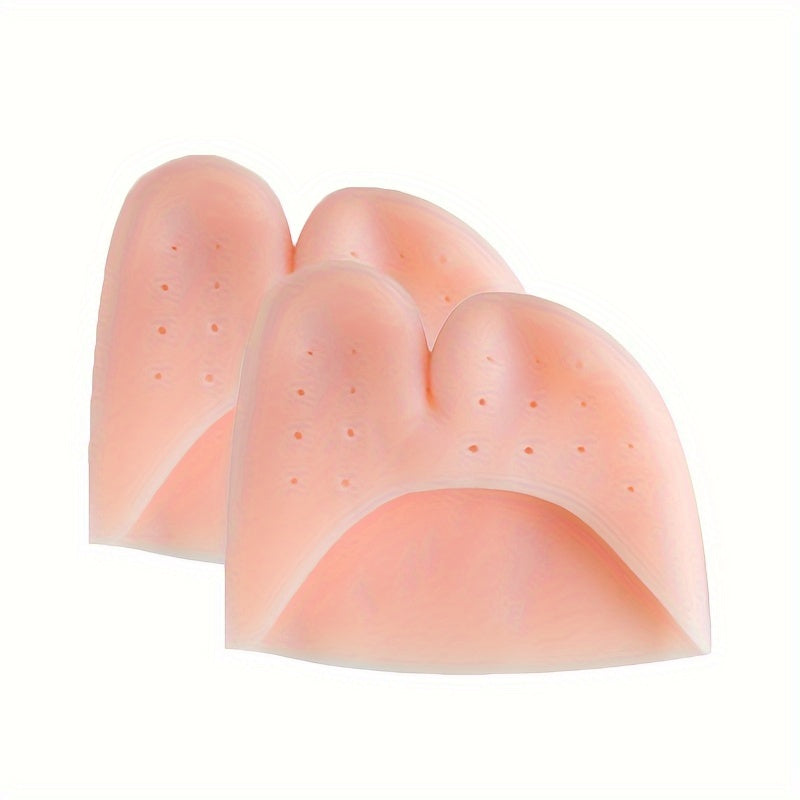2pairs Silicone Toe Protective Cover Soft Anti-wear Toe Separator
