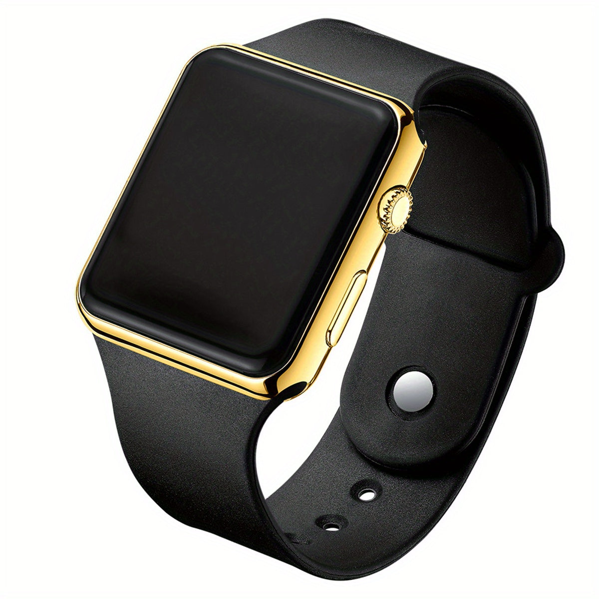 2pcs Square LED Digital Electronic Watch Unisex