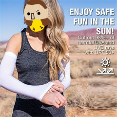 Breathable Arm Sleeves UV Protection Cooling for Sports