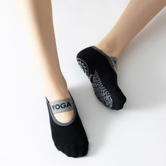 Women's Dew Instep Wide Elastic Band Monogrammed Yoga Socks