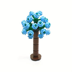 DIY Hydrangea City Street Garden Scene Decorative Set Creative MOC Assembly Toy