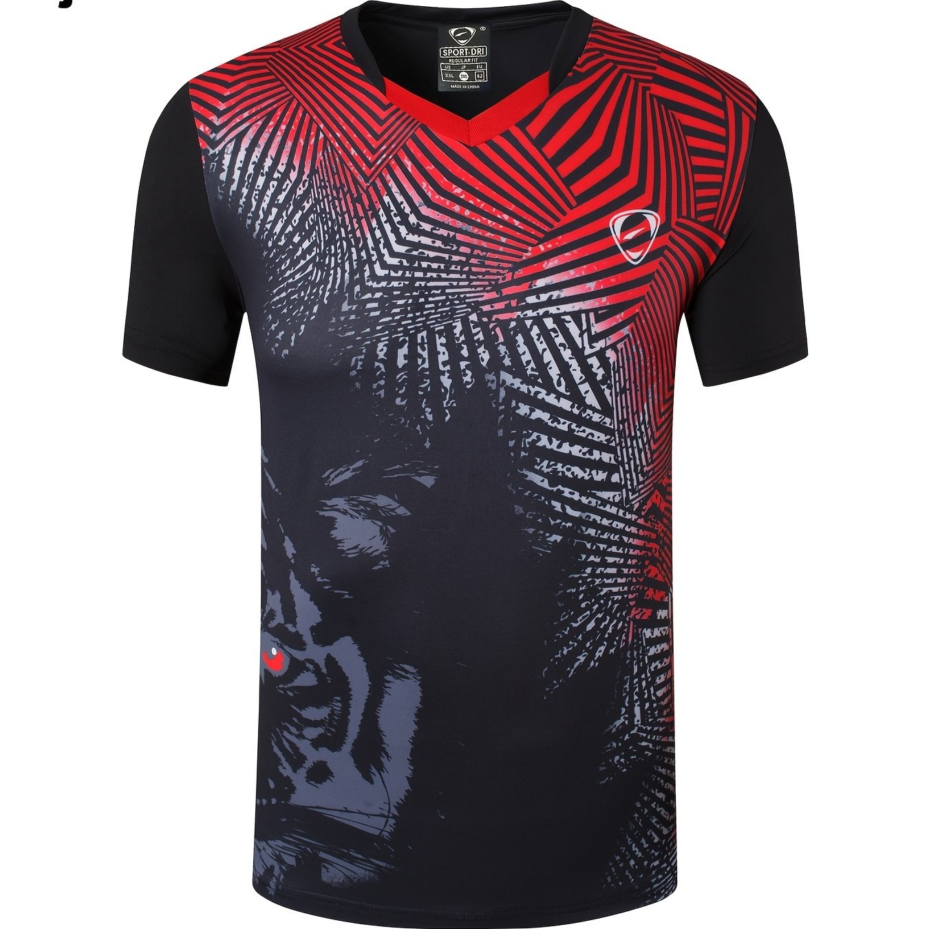Men's Abstract Pattern Athletic T Shirt