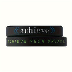 3pcs Rubber Silicone Bracelet Elastic Fitness Basketball