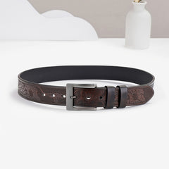 Casual Vintage Business Style Leather Belt