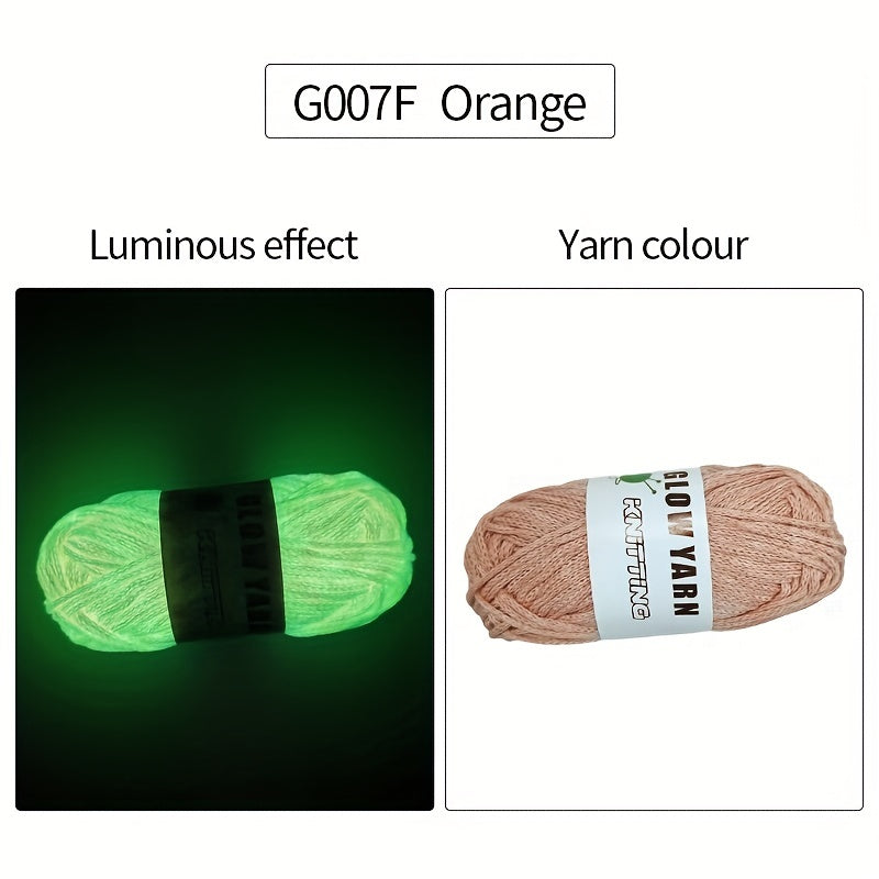 Luminous Braided Rope Polyester Yarn for Crocheting & Knitting