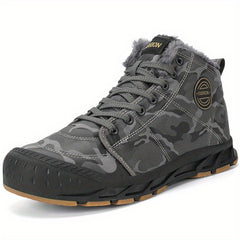 Men's Snow Boots Winter Thermal Shoes Windproof Hiking Boots