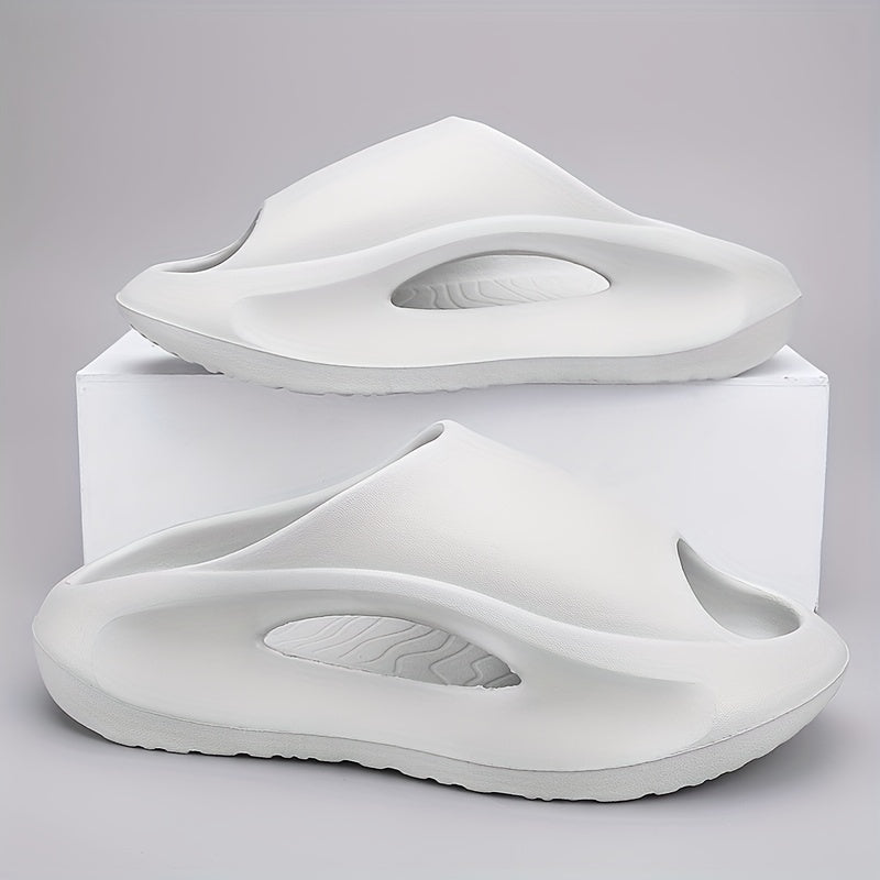 Men's Non Slip Platform Slides Soft Sole Cloud Slides Indoor Outdoor