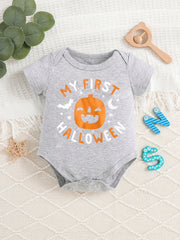 My First Halloween Pumpkin Onesie Bodysuit
