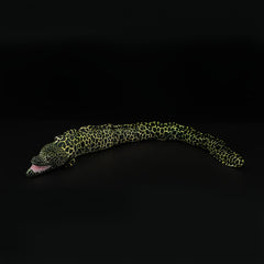 Realistic Green Leopard Print Conger Eel Plush Toy 39.76in