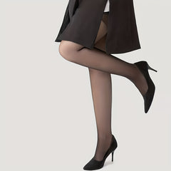 Sheer High Waist Slim Footed Pantyhose Women's Stockings