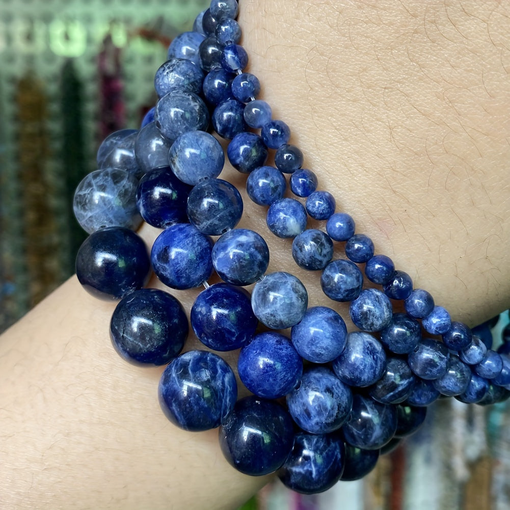 Sodalite Round Stone Beads 15 4 12mm