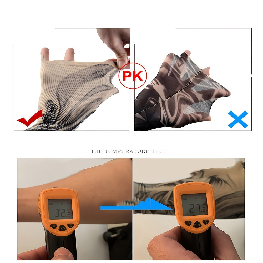 Thickened Sun Protection Cooling Sleeve Tattoo Cover Sleeves