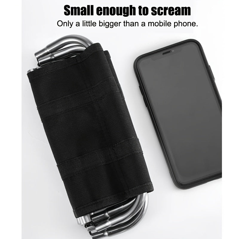 Portable Folding Outdoor Stool Aluminum Fishing Stool Traveling Camping