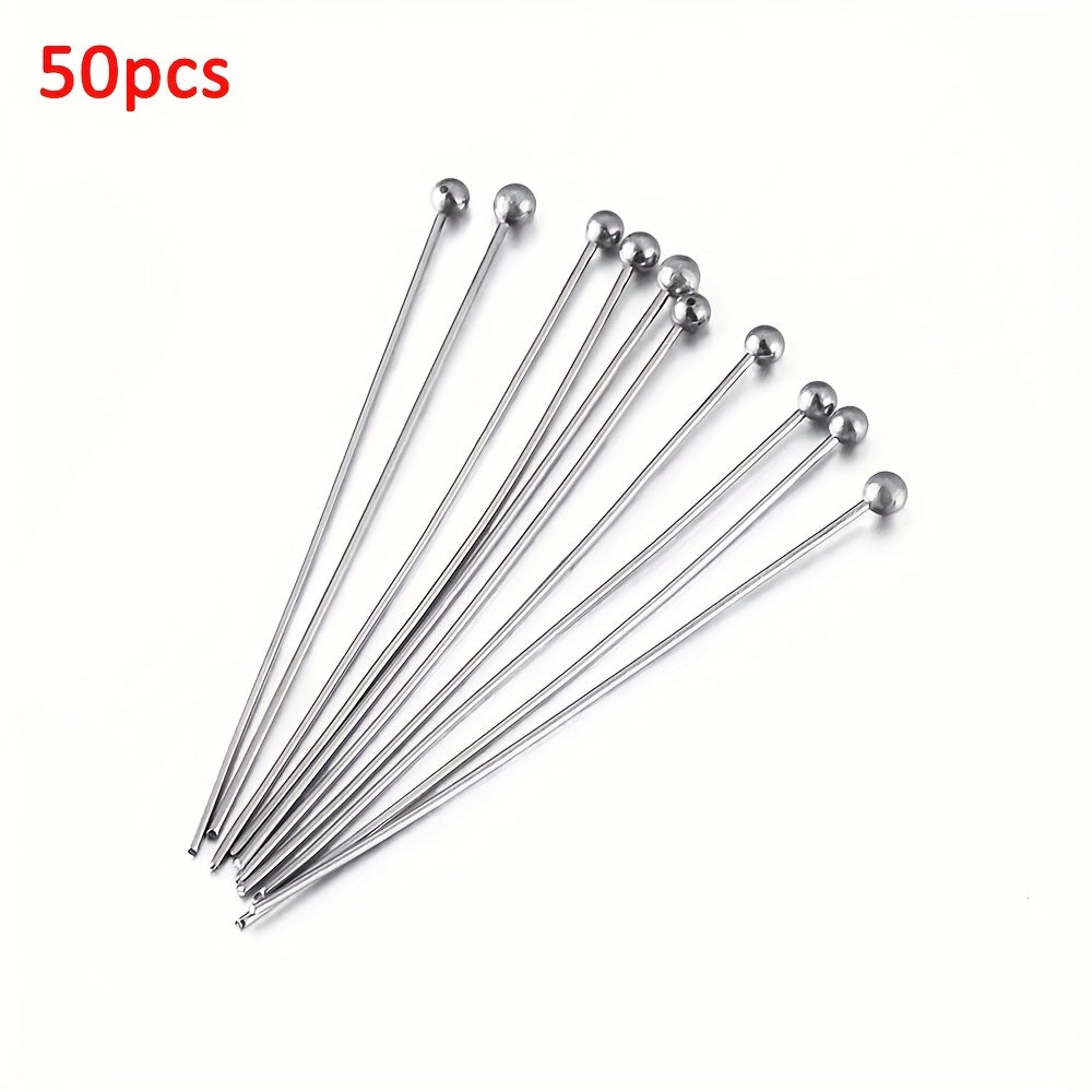 Stainless Steel Head Pins Ball Pins for DIY Jewelry Making