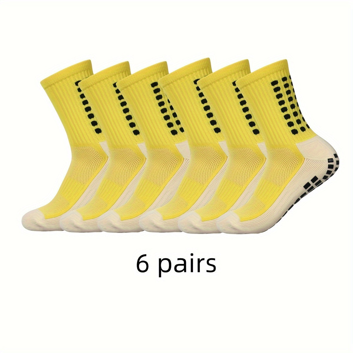 Men's Mid Crew Sport Socks Nylon Blend Breathable Comfortable Active Wear