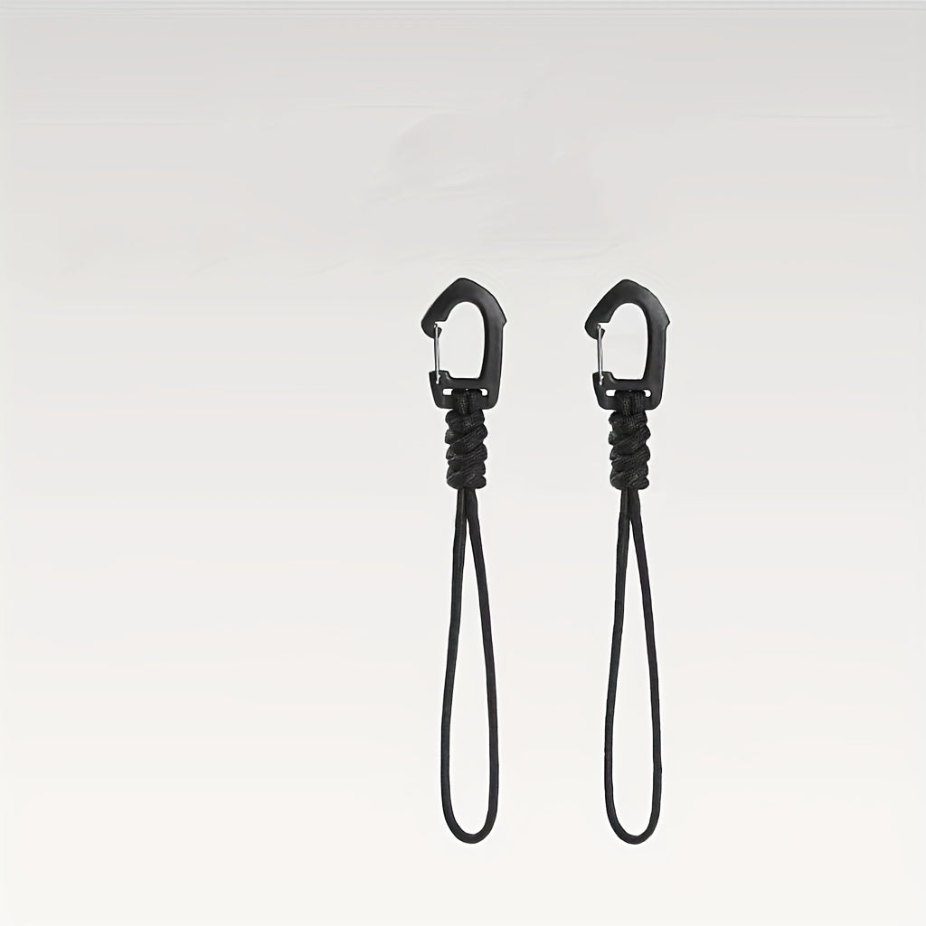 2pcs 7 Core Keychain Hanging Rope Portable Anti-Lost Multifunctional Hanging Buc