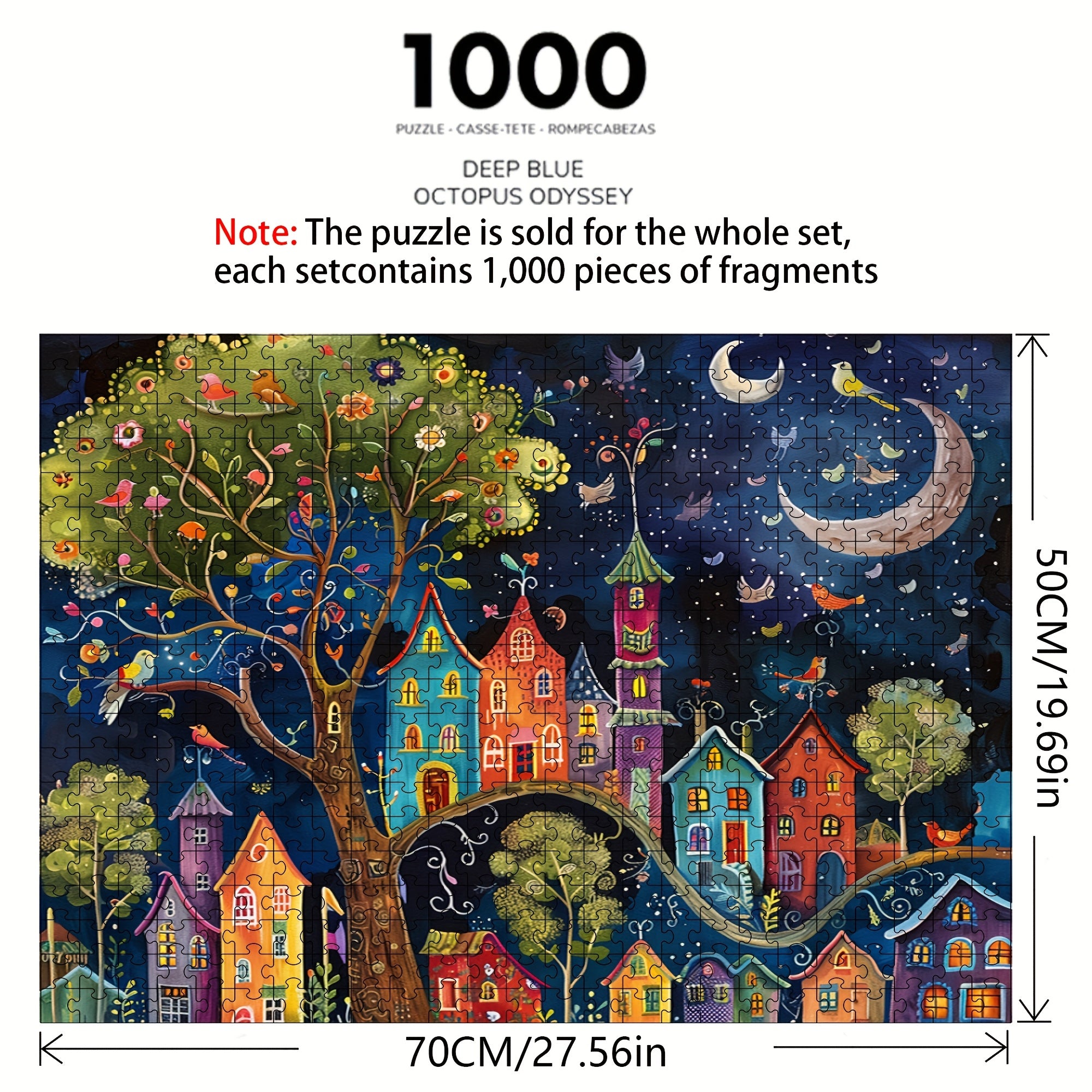 1000pcs Night Sky Jigsaw Puzzle for Adults