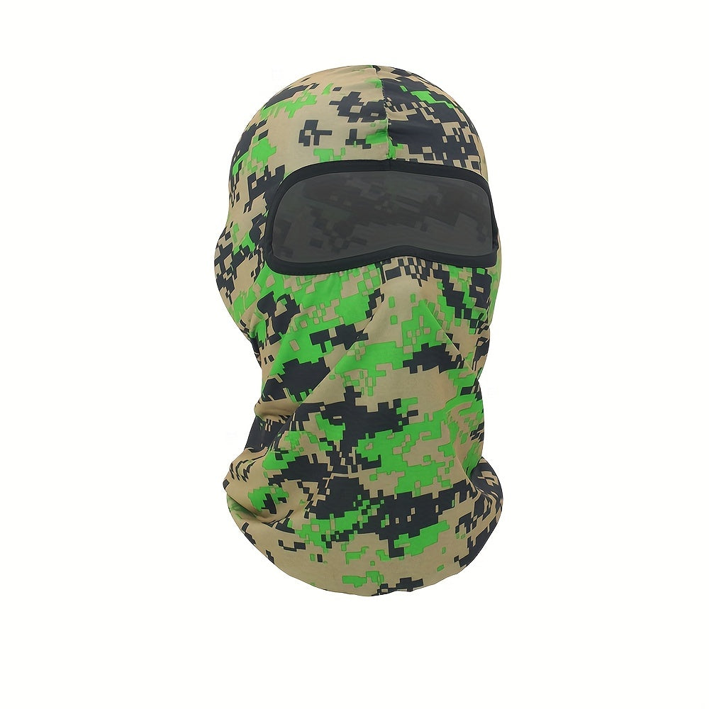 Windproof Camo Cycling Mask Lightweight Hat