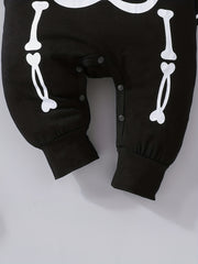 Baby Halloween Onesie Clothes Infant Long Sleeve Hooded Romper