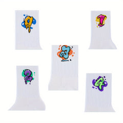 Veidoorn Basketball Socks Thickened Compression Anti Slip Athletic Socks