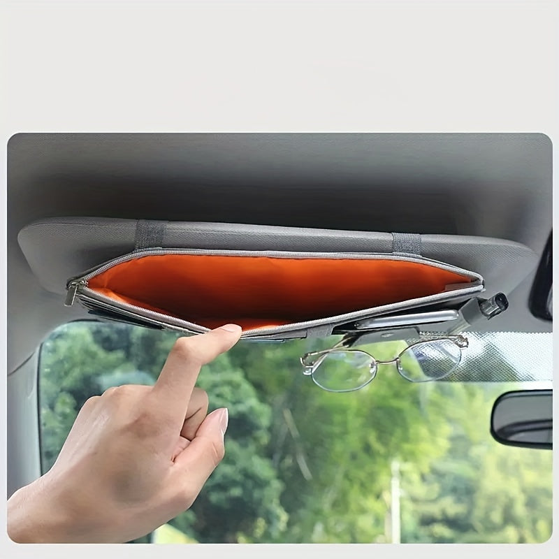Multifunctional Car Sun Visor Storage Clip Organizer