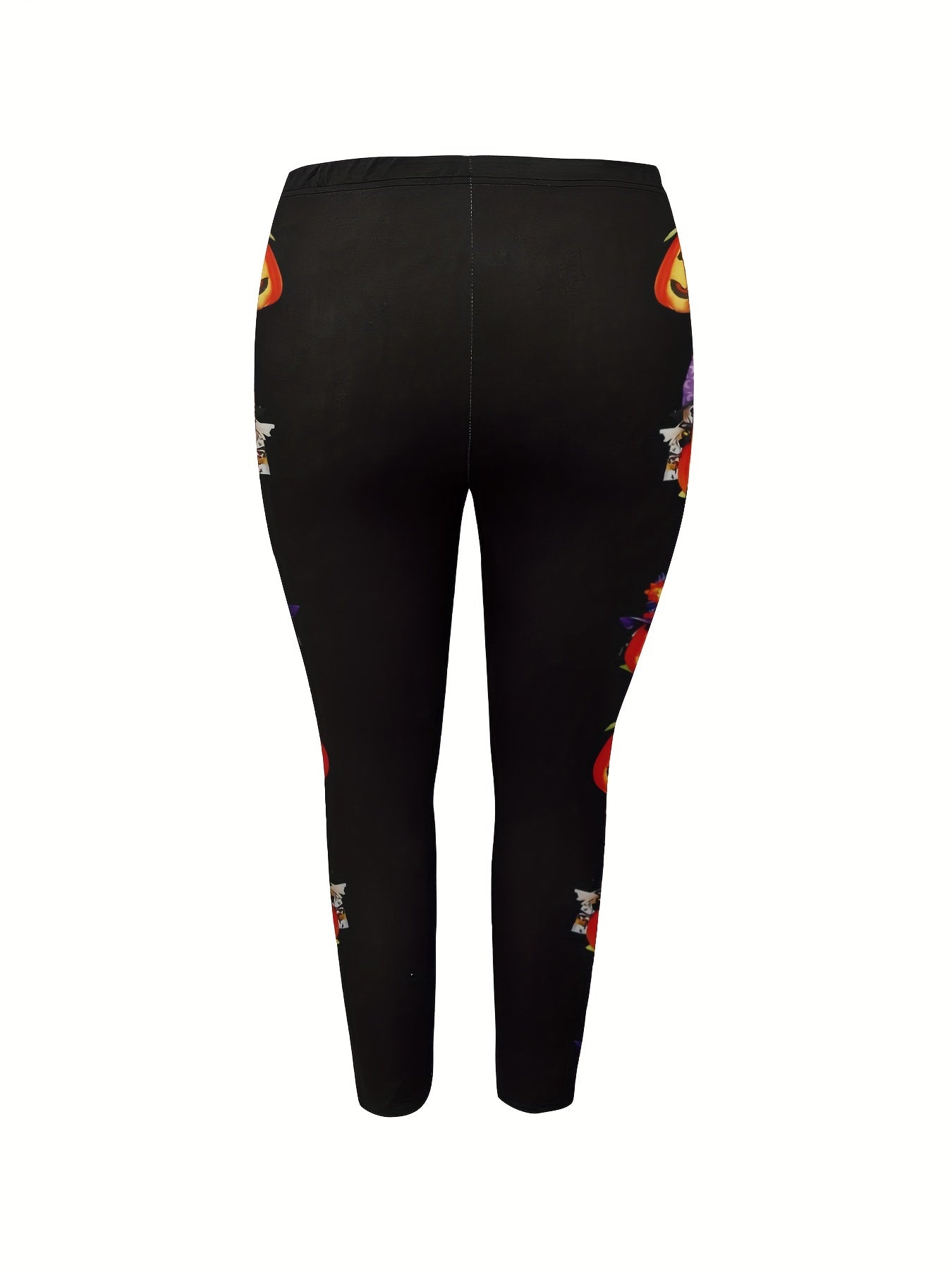 Women's Funny Pumpkin Print Halloween Leggings