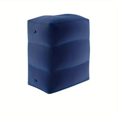 Portable 3-Layer Flocking Footstool for Travel and Car