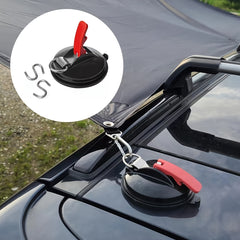2pcs Camping Rope Suction Cups Strong Hooks Car Tent Canopy Hook Holder