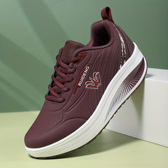 Women's Thick Bottom Travel Walking Shoes Breathable Non slip Sport Shoes