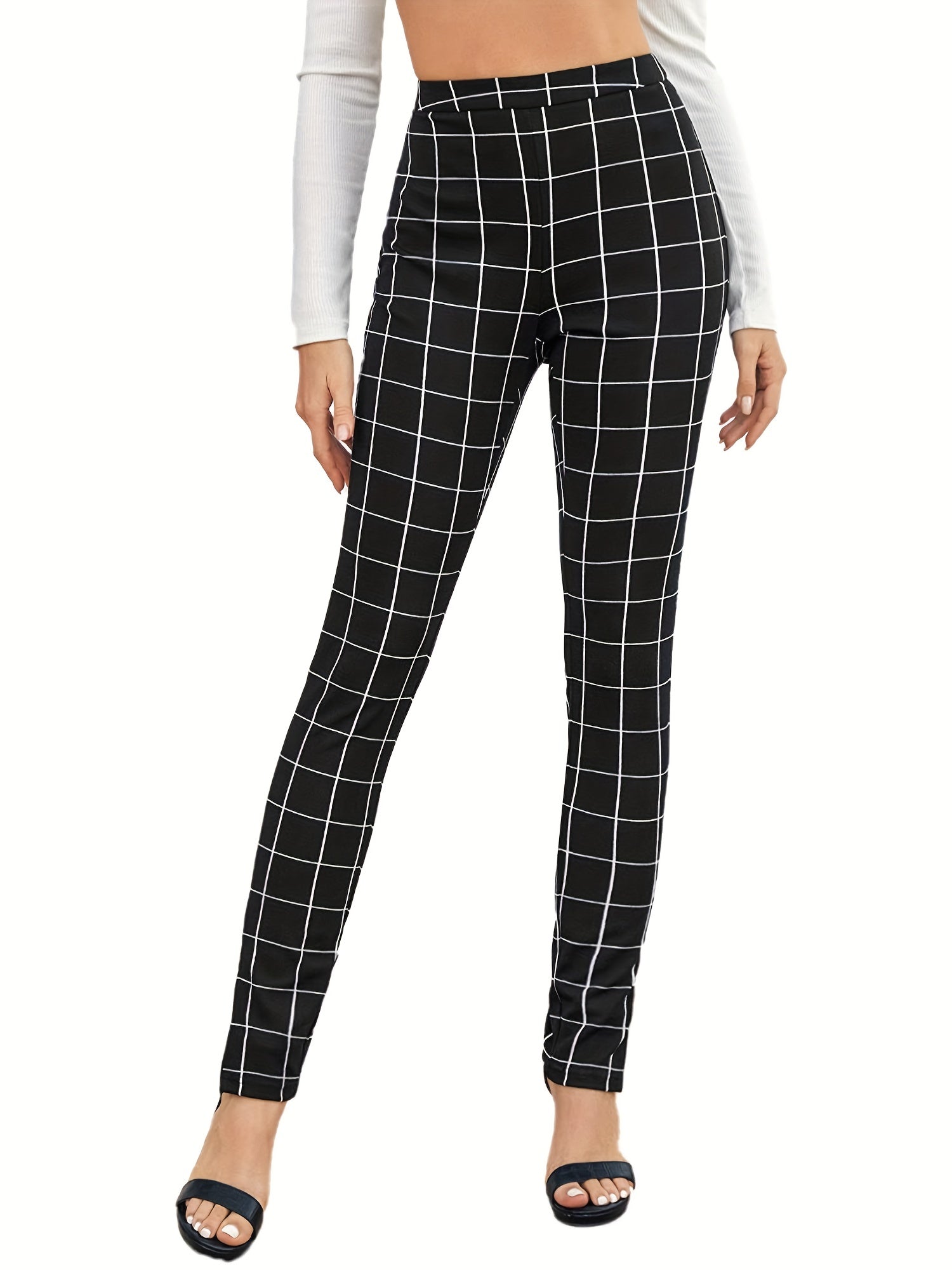 Casual High Waist Long Length Pants