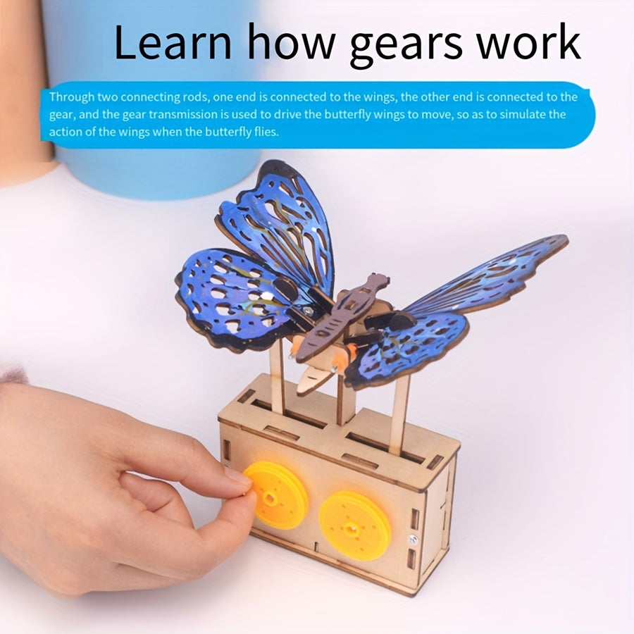DIY Mechanical Butterfly Kit for Kids Science Experiment