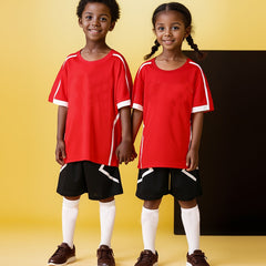 Breathable Quick Drying Soccer Jersey Sets for Boys & Girls