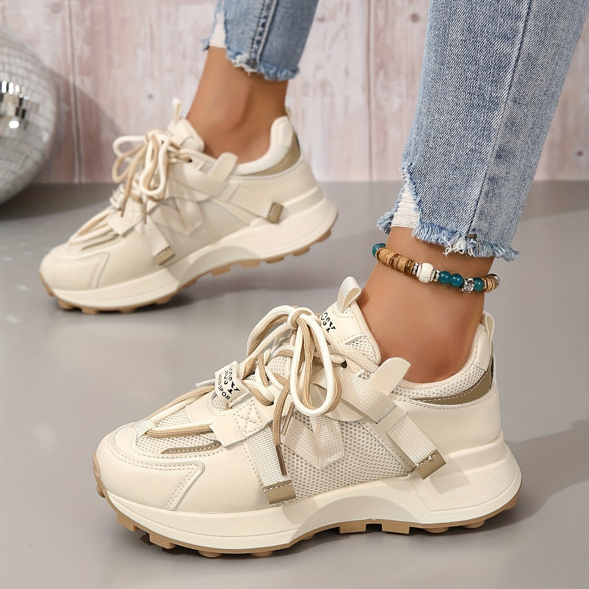 Women's Breathable Chunky Sneakers Lightweight Sport Shoes