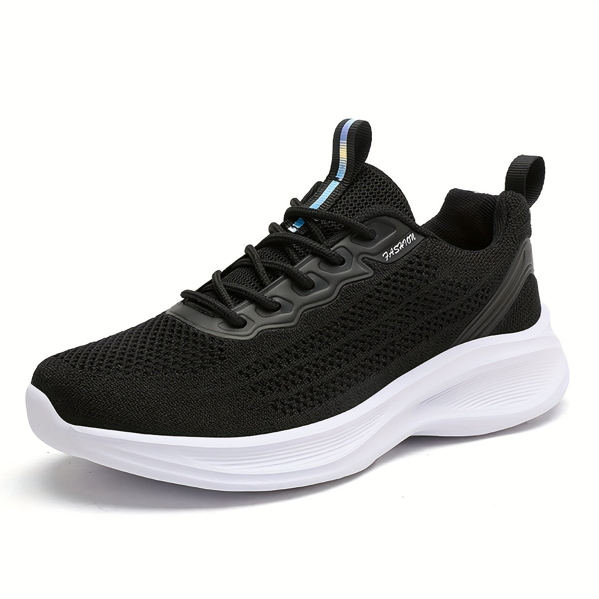 Women's Breathable Knit Sneakers Low Top Lace Up Shoes