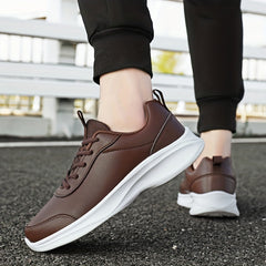 Waterproof Outdoor Running Shoes Lace-up Athletic Sneakers