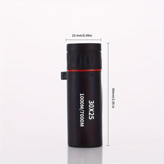 30x25 Mini HD Telescope Monocular for Outdoor Concerts Bird Watching
