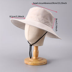 Men's Cowboy Fisherman Hat Outdoor Sunshade Hat