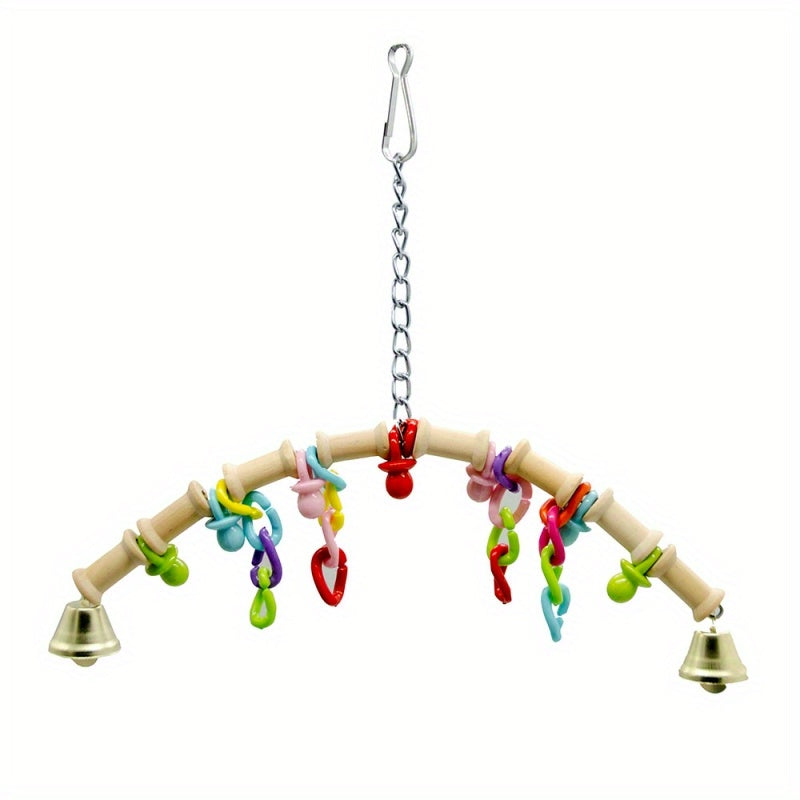 Colorful Bamboo Style Parrot Chew Toy
