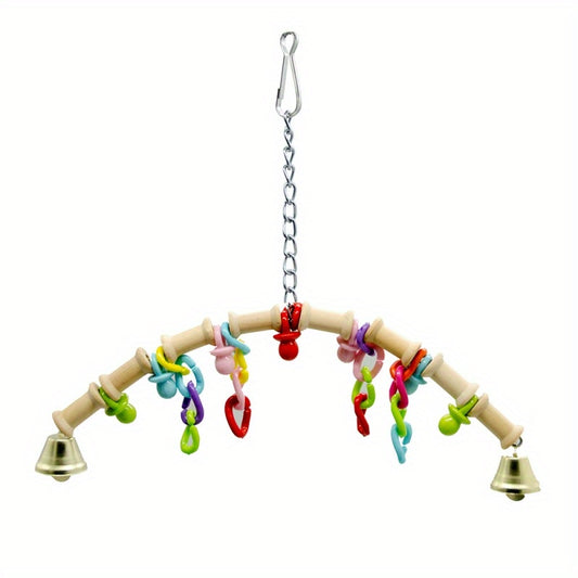 Colorful Bamboo Style Parrot Chew Toy