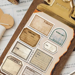 50pcs Vintage Labels for Scrapbooking Bullet Journal & Crafts