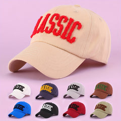 Cotton Baseball Cap Solid Couple Dad Hat Lightweight Adjustable Unisex Sun Hats