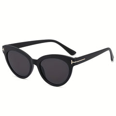Oval Fashionable Sunglasses T shaped Men's And Women's Fashionable Sunglasses