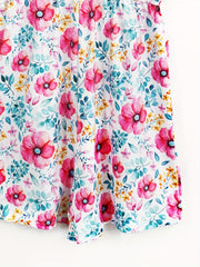 Floral Print Cami Romper Jumpsuit V Neck Sleeveless Women's Clothing