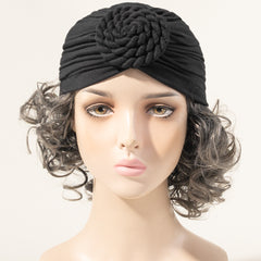 Big Twisted Knotted Tied Turban Boho Hat Pre Tied Knotted Turban Hat For Women