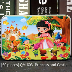 60pcs Anime Cartoon Wooden Jigsaw Puzzle for Children Early Education