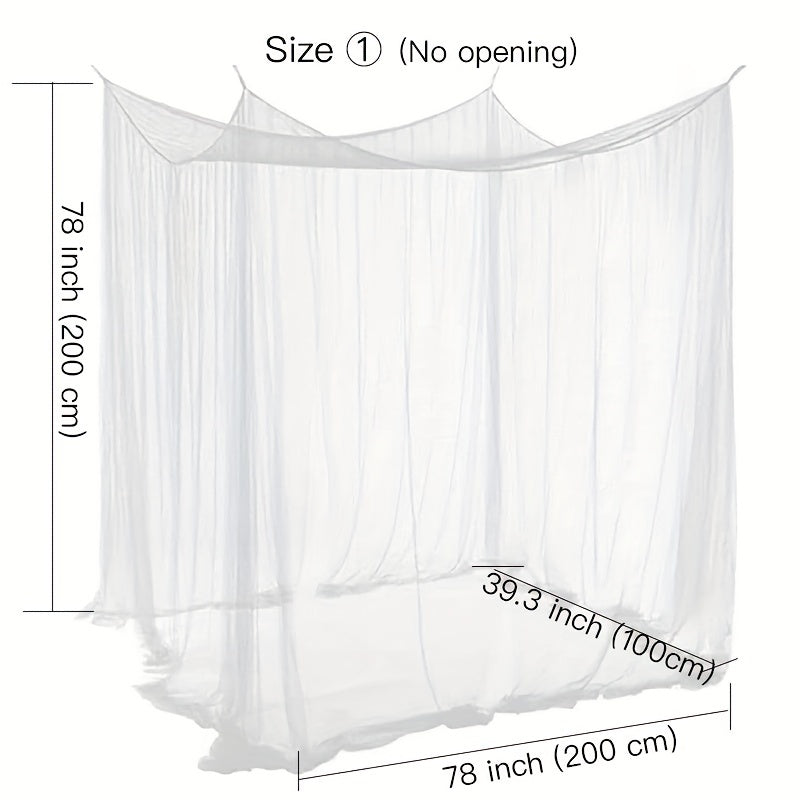 Durable Canopy Mosquito Net for Double to King Size Beds & Camping