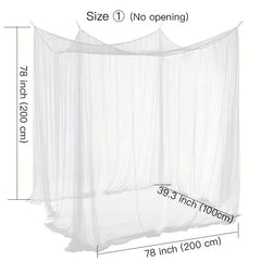 Durable Canopy Mosquito Net for Double to King Size Beds & Camping
