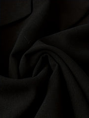 Casual Dress Laser Cut Out 3/4 Sleeve A-line