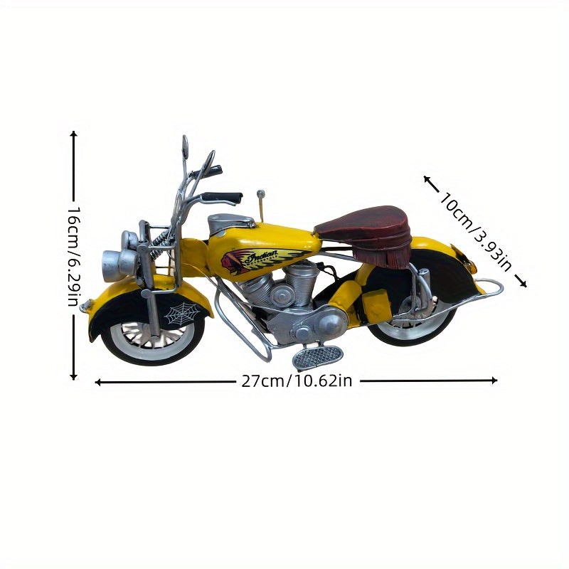 Vintage Style Classic Motorbike Model Toy